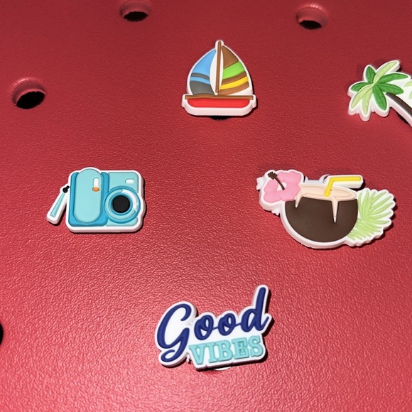 7Pcs BOGG Bag Inspired Beach Bag Charms Set- #1007 - Picture 2 of 4